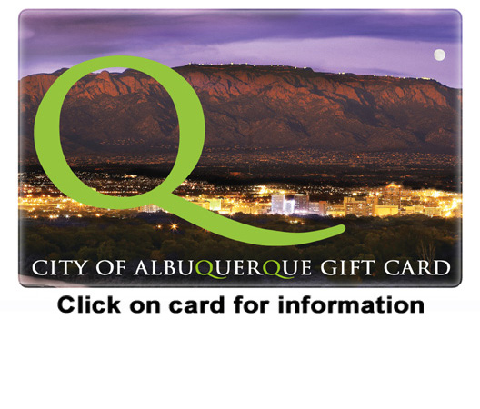 Q Card - City of Albuquerque Gift Card   photo © 2007 G. F. Hohnstreiter  www.gfhphotography.com