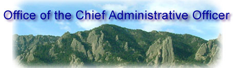 Office of the Chief Administrative Officer - Boulder