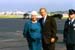 President George W. Bush met Francis M. Ramsey upon arrival in Fort Lauderdale, Florida, on Tuesday, September 9, 2003.  Ramsey volunteers seven days a week as part of Global Lifeguards. 