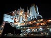 Space Shuttle on launch pad