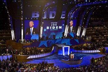 Image of Joe Biden at podium