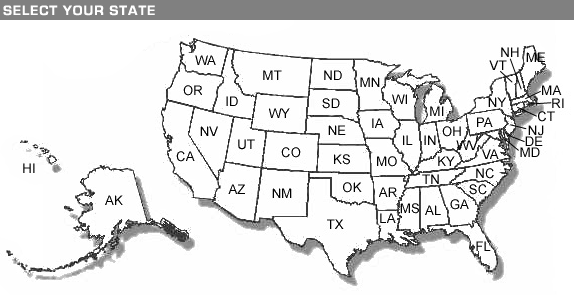 United States map