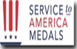Service to America Medals text logo