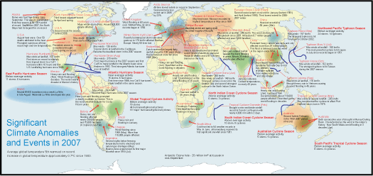 Selected Global Significant Events for 2007