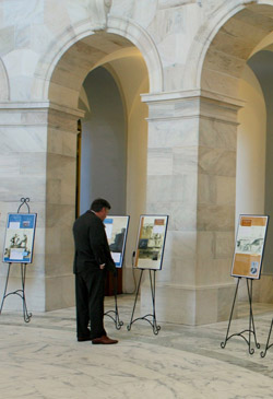 “From Sea to Shining Sea: 200 Years of Charting America’s Coasts” exhibit, which was displayed in the Russell Senate Office Building in June 2007.