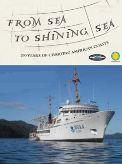 Image of NOAA ship FAIRWEATHER and phrase "From Sea to Shining Sea."