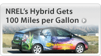 NREL's Hybrid Gets 100 Miles per Gallon