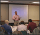 Image of instructor conducting a class