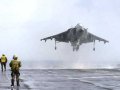 Harrier returns from training