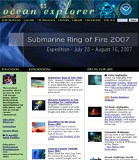 NOAA Ocean Explorer web image