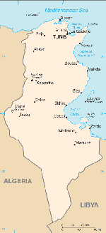 Tunisia map