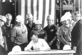 President Bush signs the Energy Policy Act of 1992