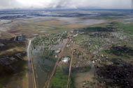 Image of flooding in Mozambique from USAF