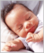 a photo of a sleeping infant.
