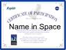 Name In Space Icon