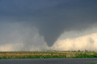 Tornado in Kansas on May 22, 2008. 