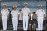 Photo Thumbnail: CAPT Dean Coppola representing the Corps during the opening ceremony of Operation Continuing Promise while in the Republic of Guatemala.