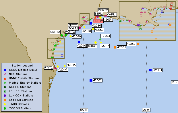 Western Gulf of Mexico Map