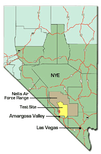 Map of Nevada. Click on the map for more detail.