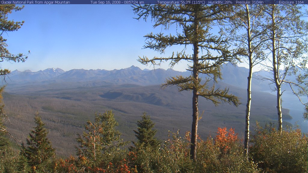 Apgar Mountain Webcam image