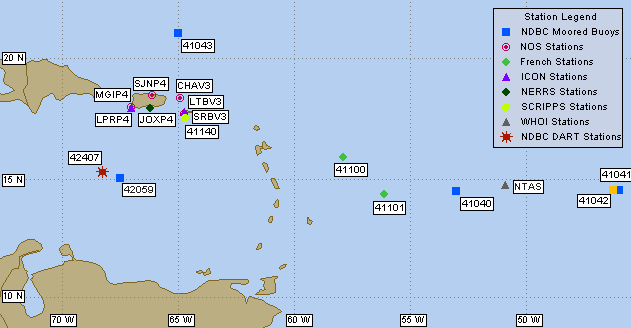 Caribbean Map