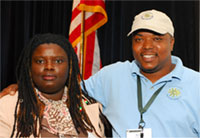 photo of Hurricane Katrina survivors Michael Patrick and Maryann Powell