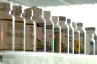 Bottles of supplements. Copyright Bob Stockfield.