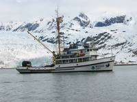 NOAA Ship John N. Cobb in Glacier Bay, Alaska.