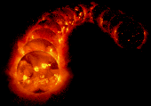 The Changing Sun -- The 12 x-ray images of the Sun's atmosphere, obtained between 1991 and 1995 at 120 day increments, provide a dramatic view of how the corona changes during the waning part of the solar cycle.