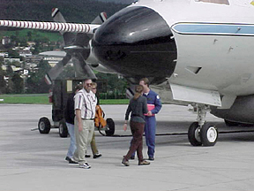 P-3 research aircraft at MAP headquarters at Innsbruck, Austria.