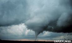 Photograph of a tornado