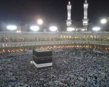 Thousands of pilgrims travel to Saudi Arabia during the Hajj.
