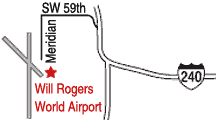 Inset of airport map