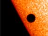 Hinode Solar Optical Telescope image of Mercury passing in front of the sun