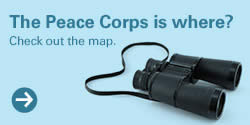 The Peace Corps is where? Check out the map.