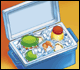 ice-filled cooler