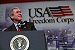 During his 2002 State of the Union address, President George W. Bush called upon every American to get involved in strengthening America's communities and sharing America's compassion around the world. He called on each of us to commit at least two years of our lives—the equivalent of 4,000 hours—to the service of others. He included all Americans because everyone can do something, and he created the USA Freedom Corps to help all Americans to answer his call.