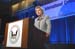 Under Secretary Karen Hughes addresses 400 religious and US government leaders at International Conference on Faith and Service, March 22, 2006, in Washington, DC. 
 