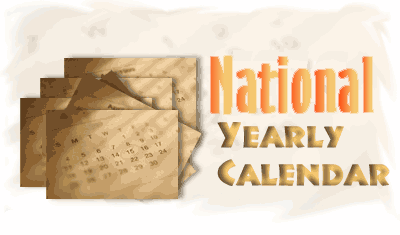 National Yearly Calendar