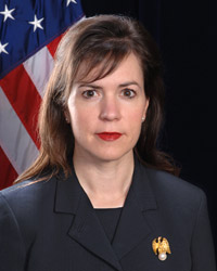 Julie L. Myers, Assistant Secretary for U.S. Immigration and Customs Enforcement (ICE). 