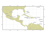 [Map of Pan American Temperature and Precipitation Table Stations]