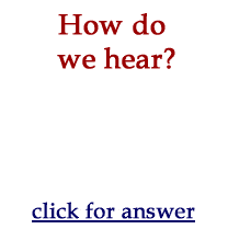 How do we hear? Click for answer.