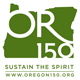 Oregon 150th birthday logo