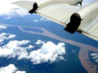 Amazon River from Aircraft
