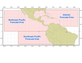 [map of High Seas Forecast areas of responsibility]