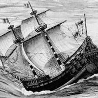 Grande Hermine, the most celebrated of French ships of the Galleon type