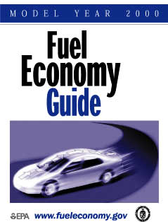 2000 Fuel Economy Guide