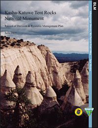 Cover of Kasha-Katuwe Tent Rocks National Monument Record of Decision and Resource Management Plan