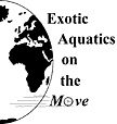 "Exotic Aquatics on the Move" logo