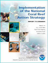 Cover of Coral Reef Report to Congress 2005
